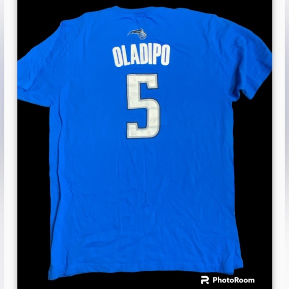 Adidas Victor Oladipo Orlando Magic T-shirt.  Royal blue,  size large. - Picture 5 of 12